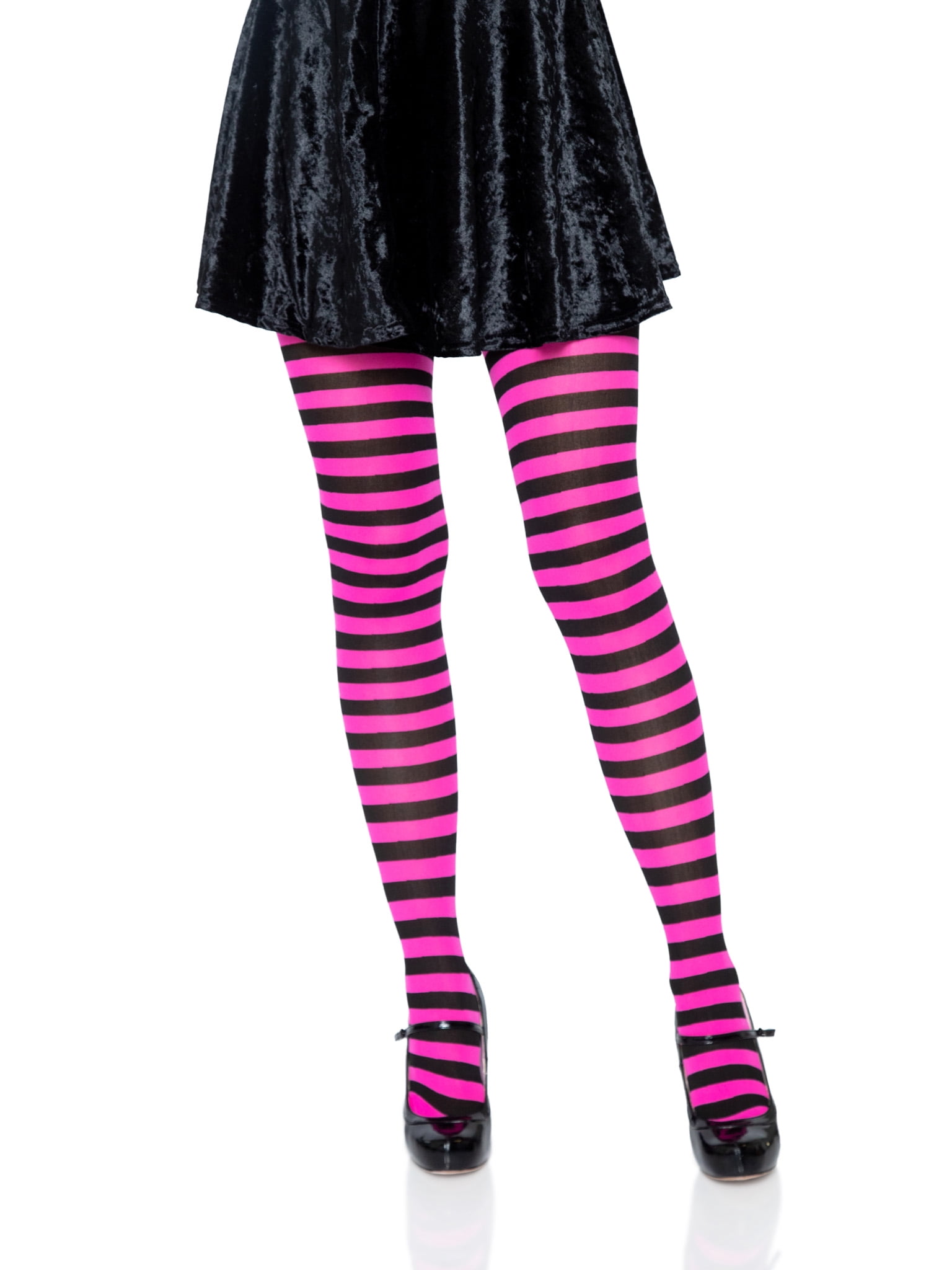 Way to Celebrate Halloween Women's Striped Tights