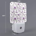 thumbnail image 3 of KLL Lavender Flowers for Night Lights,Auto Sensor Night Lamp Plug in Night Light with Dusk-to-Dawn Light Sensor LED Nightlightfor Adults & Kids Room/Bedroom/Hallway, 3 of 7