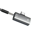 thumbnail image 4 of YUNAFFT USB C To 3.5MM Headphone And Charger Adapter For 3S Accessories USB C Headphone Adapter With Charging 2 In 1 Type-C To 3.5mm Audio -Res With PD Fast Charge, 4 of 9