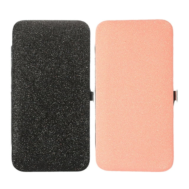 KAKOWELY 2 Pcs Sacs pour Pinces à Cils Étui de Rangement Portable pour Pinces Support de Rangement pour Pinces,6.1x"X3.15"X0.59 Pouces