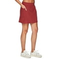 thumbnail image 4 of RBX Active Women's Athletic Zipper Pocket Woven Skort With Inner Bike Short, 4 of 5
