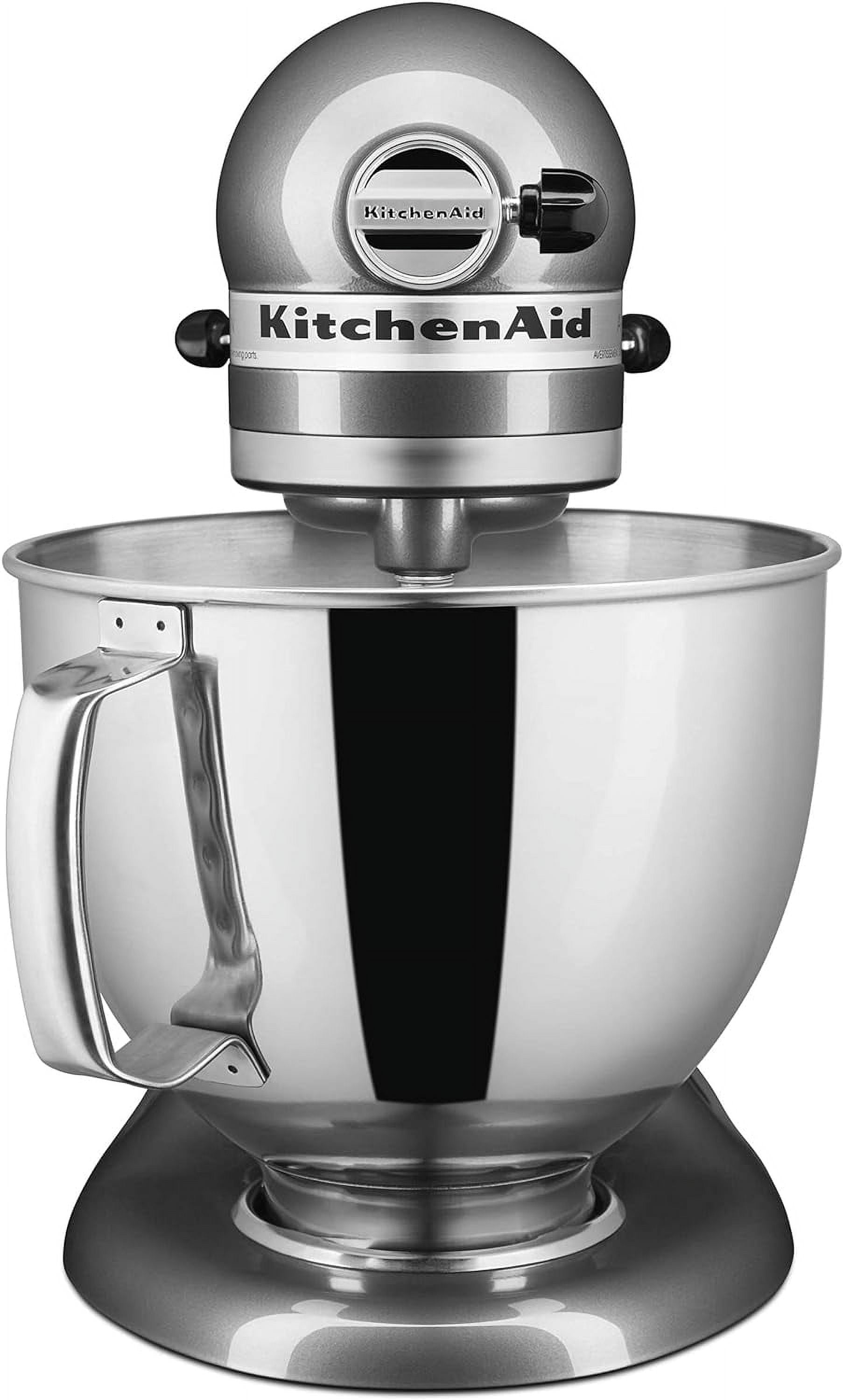 KitchenAid KSM150PSQG Artisan Series 5-Qt Tilt-Head Stand Mixer, Liquid Graphite Color, 10-Speed