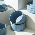 thumbnail image 6 of Stone Lain Bao 4-Piece Bowl Set Stoneware, Blue, 6 of 6