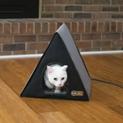Angle View: K&H Pet Products Heated A Frame, Gray / Black 18 x 14in. 20W