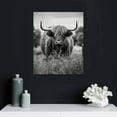 thumbnail image 4 of Nawypu Western Cowboy Wall Art, Highland Cow Print, Boots Straw Hat and Longhorn Decor Vintage Farmhouse Canvas for Men's Bedroom, 16x20in, 4 of 4