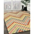 thumbnail image 2 of Ahgly Company Indoor Square Contemporary Copper Brown Abstract Area Rugs, 7' Square, 2 of 6