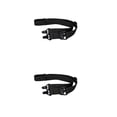 thumbnail image 4 of Greeniant Correa para el hombro Doble punto Nylon Antideslizante Hombros Sling Sling Conveniente Ajustable Senderismo Bolsos al aire libre Negro 2piezas, 4 of 6