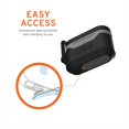 thumbnail image 4 of UAG Compatible with Airpods Pro Case Full-Body Protective Soft-Touch Silicone Case with Detachable Carabiner, Standard Issue Hard Case_001, Black/Grey, 4 of 8