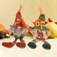 thumbnail image 4 of 2 figuras de gnomos pequeños: gnomos de Acción de Gracias - Decoraciones otoñales únicas para centros de mesa y el Festival de la Cosecha, 4 of 6