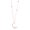 Rose, variant on Sterling Silver Crescent Moon and Stars Pendant Necklace with 18" Silver Chain