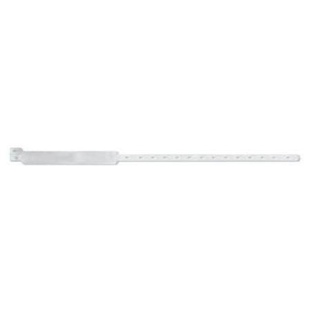 Insert Style Id Bands - WP000-PT 140-11-PDM 140-11-PDM Wristband ID Vinyl Veri-Color Inserts Snap Adult White 500/Bx Precision Dynamics Corp.