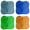 Orange, variant on Insulated Bowl Cozy for Microwave Use, Heat Resistant Plate Holders and Potholders, Multipurpose Soup Bowl Pads for Hot Food Serving, Cozy Holders for Bowls, Plates, and Bouillon Cups