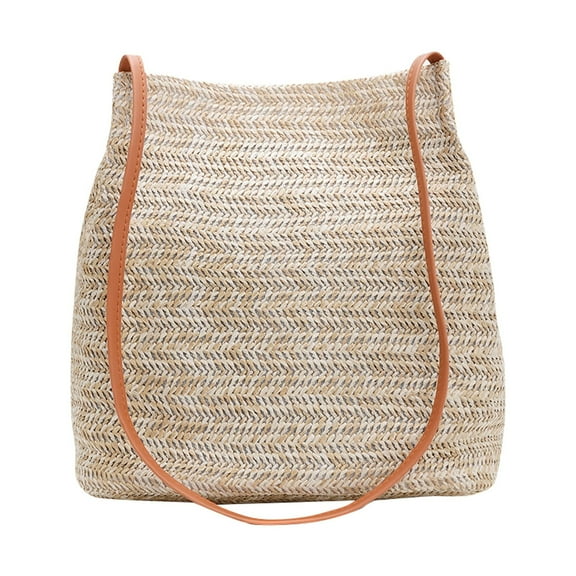 XIANXIAN Summer Large Straw Bags for Women Travel Beach Totes Bag Beach Bag for Women Summer Big Bags Handmade Woven Tote Travel Handbags Shopping Hand Bags