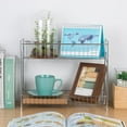 thumbnail image 3 of Kitchen Spice Rack 2-Tier Storage Organizer Spice Jars Bottle Shelf Holder, 3 of 5