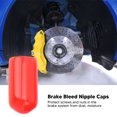thumbnail image 3 of PVC Brake Bleeder Cap, 20Pcs PVC High Durability Brake Bleeder Screw Caps Brake Bleed Nipple Caps Easy Installation for Braking Systems in Most Vehicles, 3 of 7