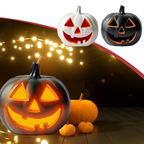 Viflosae Pumpkin LED Lights Halloween Outdoor Decorations Halloween High-end Pumpkin Automatic LED Courtyard Amusement Luminous Decoration