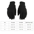 thumbnail image 4 of 1Pair Full Finger Bicycle Gloves Touch Screen Warm Gloves for Men Women Riding Training Shooting Black L, 4 of 8