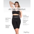thumbnail image 3 of Women's MeMoi MSM-108X Plus SlimMe Seamless High Waisted Thigh Shaper (Black 1X), 3 of 7