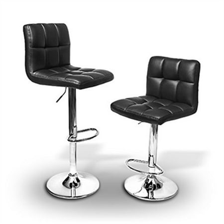 Ergonomic Height Adjustable Backrest Footrest Barstool Chair Kitchen Stool