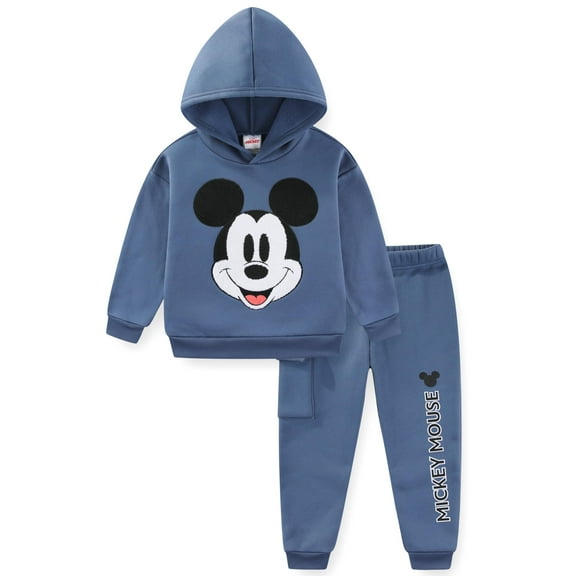 Disney Mickey Mouse Hoodie and Pants Set (Boys), 2 Piece Set, Sizes 3T-7