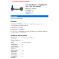 thumbnail image 2 of Front Sway Bar Link - Compatible with 2020 - 2022 Jeep Gladiator 2021, 2 of 2