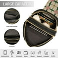 thumbnail image 3 of FORMRS Womens Crossbody Sling Bag Travel Daypack Shoulder Chest Backpack, Retro Green Stars, 3 of 7