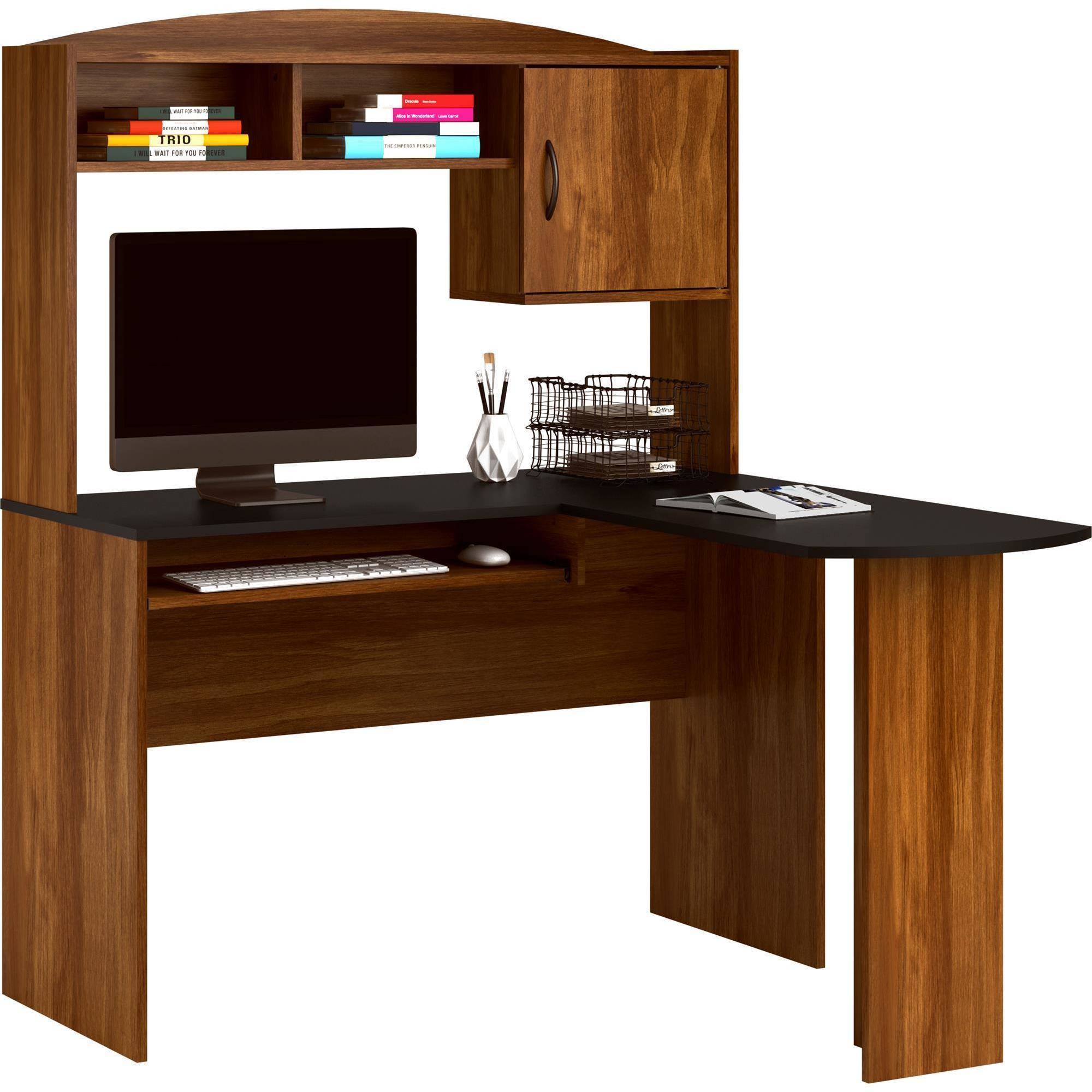 Ameriwood Home L-Shaped Desk with Hutch, Multiple Colors - image 2 of 4