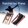 thumbnail image 2 of TABODD Archery Compound Bow Press - Portable Hand Held Bow Accessories for Compound Bow & Crossbow Aluminum Alloy Ratchet Bow Press Open Tool for Bow String Silencers Replacement, 2 of 9