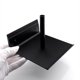 thumbnail image 2 of Advancent Estante frontal de espejo anticorrosivo liso para cocina, hogar, baño, rollo de papel sin clavos, soportes de soporte, accesorios Juegos de accesorios de baño Negro Advancent HA010224-01B, 2 of 6
