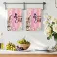 thumbnail image 3 of Easter Kitchen Towels Set of 1, Spring Rabbit Eggs Flowers Flags Leaves Wood Grain Absorbent Dish Towels for Kitchen, Microfiber Hand Towel, Quick Drying Tea Towel for Cleaning Decorative Dishcloths, 3 of 7