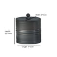 thumbnail image 6 of nu steel Bogart Canister Jar with Lid for Cosmetics and Makeup Storage, Bathroom, Countertop, Desk, and Vanity, Oil Rubbed Bronze, 6 of 6