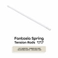 thumbnail image 2 of Achim Fantasia 5/8" Spring Tension Rod,28-48", White, 2 of 5
