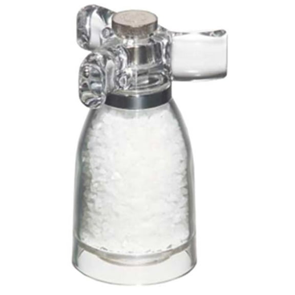 Chef Specialties 29932 4.25 Inch - 11cm SpinnerAcrylic Salt Mill with Handle Top