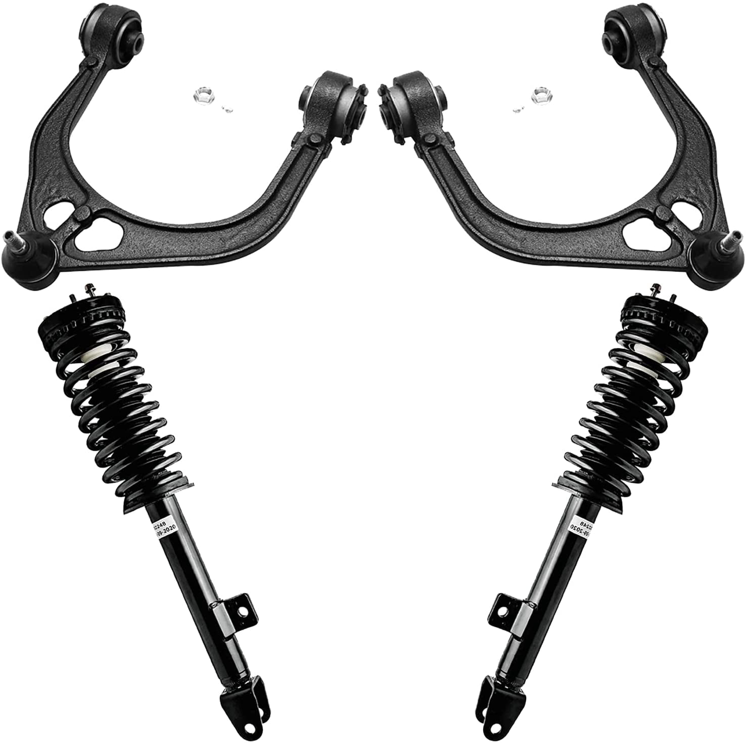 Detroit Axle Front Struts Upper Control Arms w/Ball Joint Replacement