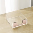 thumbnail image 2 of vlrwzc Clear Acrylic Sticky Notes Dispenser Memo Pad Holder for Home Office Desk, 2 of 7