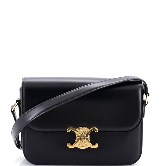 Pre-Owned Triomphe Shoulder Bag Smooth Calfskin Medium By Rebag