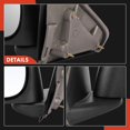 thumbnail image 6 of A-Premium Pair (2) Driver and Passenger Side Manual Door Mirror - Compatible with Dodge Ram 1500 2002-2009, Ram 2500 2003-2009, Ram 3500 - Non-Heated Manual Folding Black Outside Rear View Mirror, 6 of 8