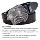 thumbnail image 2 of Sonducket Cinturones para hombre Eagle Retro de capas multifuncional clásico elegante diseño ajustable hebillas de cinturón hombres hebillas de Cinturones Negro, 2 of 6