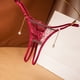 thumbnail image 2 of Gibobby Tangas de mujer Bragas de abierta de encaje sexy de color para mujer para un uso conveniente(Vino,G), 2 of 3