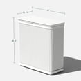 thumbnail image 3 of Veradek Tambour Waste Bin White, 3 of 15