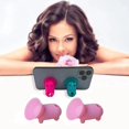 thumbnail image 7 of Pig Shaped Suction Cup Phone Stand - Lazy Desktop Cell Phone Holder, Adjustable Phone Dock for Desk Table, Cute Non-Slip Mobile Phone Stand for Hands-Free Viewing, 7 of 7