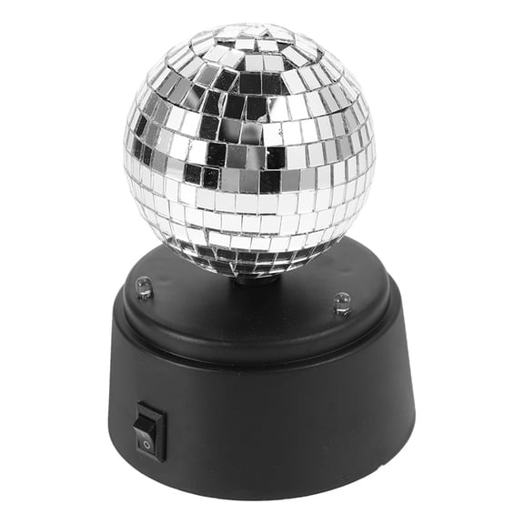 Led Table Lamp Rotating Mirror Ball Battery-Powered for Restaurant Bar for Outdoor and Stage Use