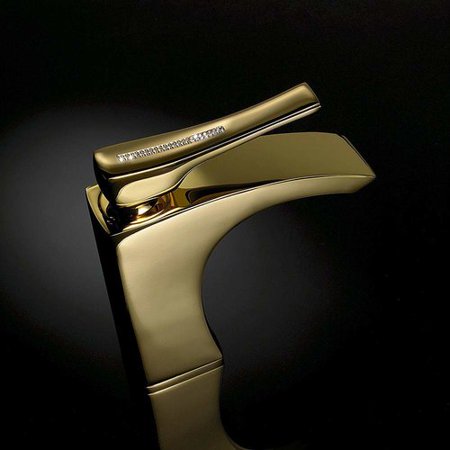 Maestro Bath Skip Diamond Swarovski Crystal Single Handle Bathroom