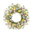 thumbnail image 4 of Huevos de Pascua artificiales Corona de resorte Decorativo Regalo de cumpleaños decorativo Ornamento Puerta delantera Garland para interiores al aire Estilo D, 4 of 8