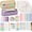Purple, variant on 98 Pcs Bible Study Supplies, Bible Journaling Kit for Women, Aesthetic Study Kit with Pencil Case Book Annotation Aesthetic Highlighters Notes Gel Pens for Office Christian Gifts Christmas(Pink)