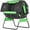 Green, variant on 53 Gal Dual Chamber Tumbling Composter – 360° Rotation, Adjustable Vents, BPA-Free & UV-Resistant, Orange