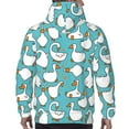thumbnail image 6 of Bingfone Cartoon Funny Goose Men'S Drawstring Hoodie Long Sleeve Pocket Sweatshirts-Large, 6 of 9