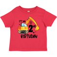 thumbnail image 3 of Inktastic Construction Truck It's My 2nd Birthday Boys or Girls Baby T-Shirt, 3 of 5