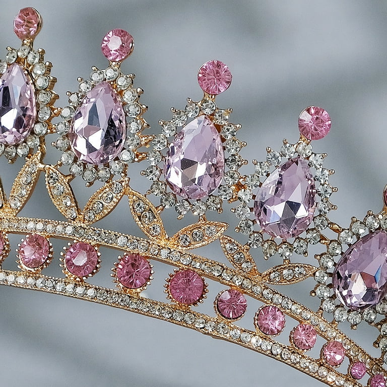 Dalrosia Tiaras and Crowns for Women, Rhinestone Princess Tiara