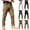 04# Black, variant on HKYNLAG Cargo Pants for Men Water Resistant Ripstop Tactical Work Hiking Construction Outdoor Pants with Pockets (No Belt) Black 3XL